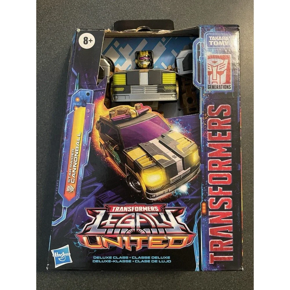 Takara Tomy Transformers Legacy United Deluxe Class CANNONBALL Action Figure!